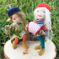 森の音楽家たち（妖精の人形） 1枚目の画像