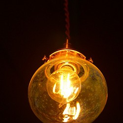 耐熱ガラスのランプシェード『月の光』 1枚目の画像