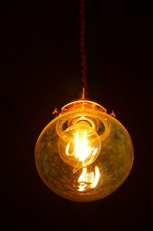 耐熱ガラスのランプシェード『月の光』 1枚目の画像