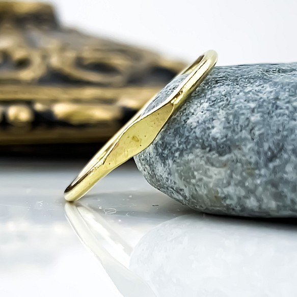 Brass Ring     1.2mm 1つたたきリング（真鍮） 1枚目の画像