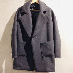 wool chester coat ※受注製作 1枚目の画像
