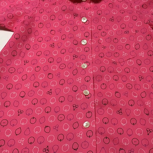 フルーツ柄のピンクのワンピース（90） ベビー服 nanairo 通販｜Creema 