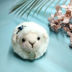 綿羊變裝秀系列~【華麗初登場】羊毛氈兒童髮夾 第1張的照片