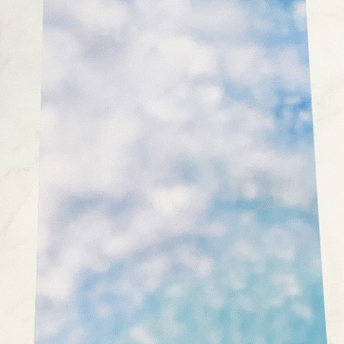 大きな雲とキレイな空 イラスト ポスター 紙 空 かわいい 自然 インテリア おしゃれ イラスト Wakuwaku Sanyo 通販 Creema クリーマ ハンドメイド 手作り クラフト作品の販売サイト