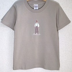 サスペンダーおじさんTシャツ(キッズサイズ) 1枚目の画像