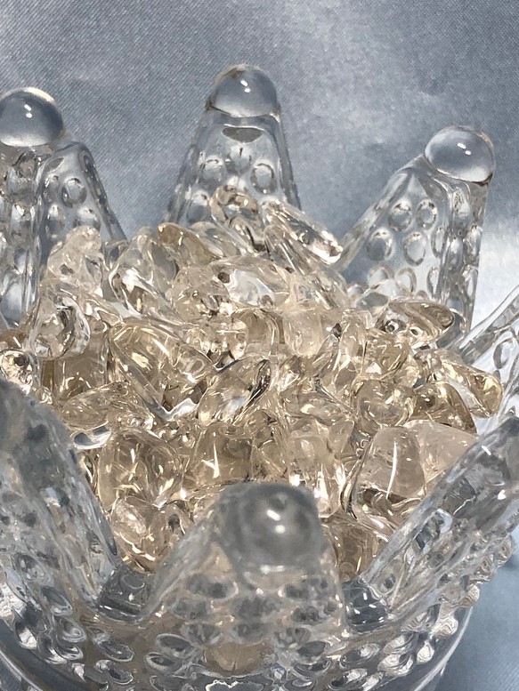 ツイキャスリスナー様専用✨水晶さざれ石（中小粒）120ｇ 1枚目の画像