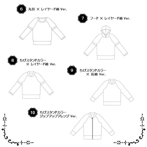 メンズ型紙 ラグラントレーナー ａ３印刷型紙 作り方レシピ付き 型紙 Mahoeanela 通販 Creema クリーマ ハンドメイド 手作り クラフト作品の販売サイト