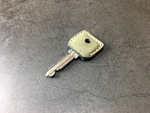 【手工縫製】Cape Hunt 日本製造 真皮鑰匙套（綠綠色） 第1張的照片
