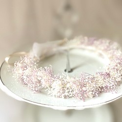 ♡new♡ ~天使の輪purple&white~ ベビー　キッズ　花かんむり　花冠