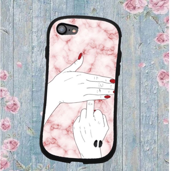ピンク 大理石 iPhoneケース Android用ケース スマホケース⭐️115 iPhoneケース・カバー Pinky Store 通販