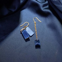 【Beauvoir】電影系列耳環 - 藍色是最溫暖的顏色（可改夾） 第1張的照片
