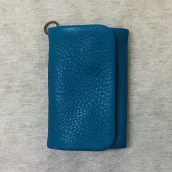 お財布キーホルダー (ターコイズブルー) 1枚目の画像
