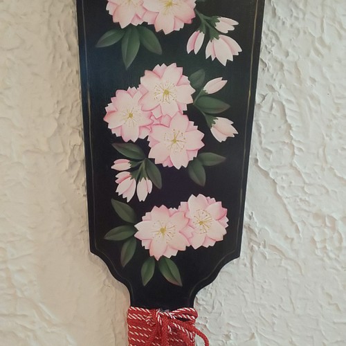 トールペイント 羽子板 桜 タペストリー・壁掛け purpure-bell 通販