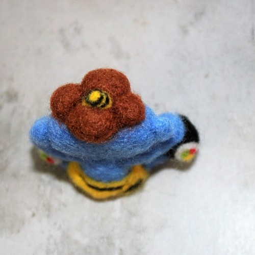 羊毛フェルト刺繍「ミケとハチワレの節分」 趣味/おもちゃ クラフト/布