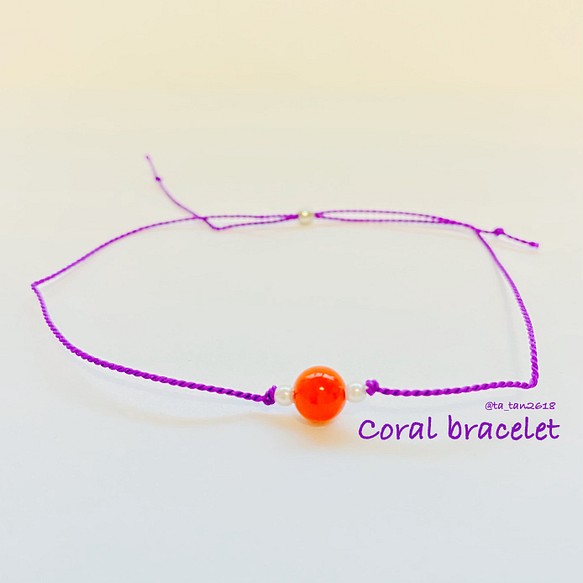 Coral bracelet 1枚目の画像