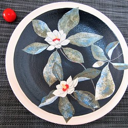 ねこたま様専用ページ　盛り皿鉢 受咲き大山蓮華 1枚目の画像