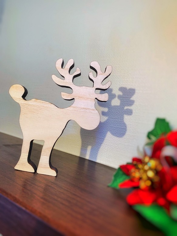 北欧 クリスマス飾り トナカイ 1枚目の画像