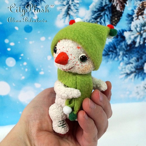 豪華な雪だるま 人形 Cityplush 通販 Creema クリーマ ハンドメイド 手作り クラフト作品の販売サイト