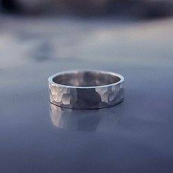 鱗の指輪 4mm シルバー925 1枚目の画像