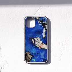 No. 022 鉱物原石 iPhone スマホケース Opal / オパール 【強化ガラス製】 1枚目の画像