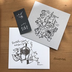 coffee & letter 活版印刷レターセット 1枚目の画像