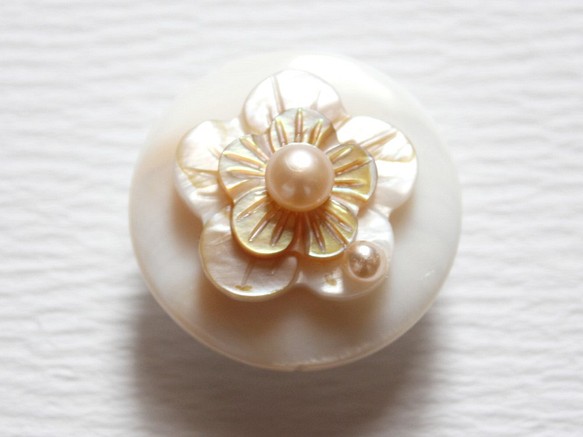 ●帯留　shell flower●or 1枚目の画像