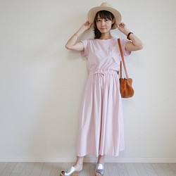 夏日長洋裝・連身裙【淺櫻粉】/3909839/ 第1張的照片