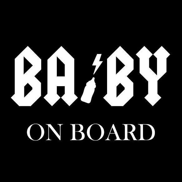 BABY IN CAR カッティングシート（ROCKシリーズ13） 1枚目の画像