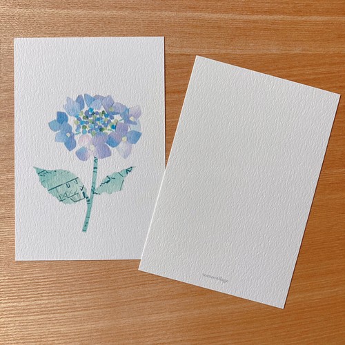 紫陽花のポストカード6種類 ポストカード tomocollage 通販｜Creema