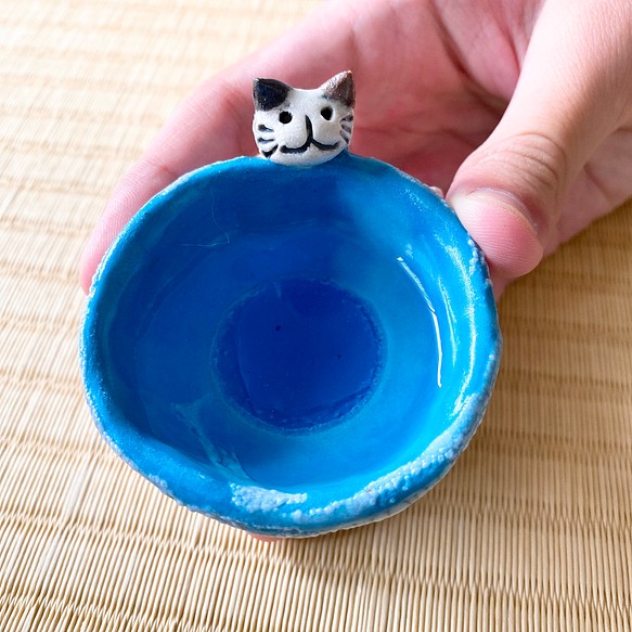 [日式萬聖節] Sunekosuri Inoguchi（藍色）妖怪陶器 第1張的照片