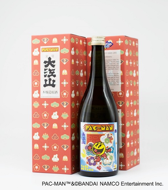 【パックマンのお酒】大江山PAC-MAN本醸造原酒 720ml 1枚目の画像