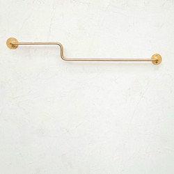 brass line wall rack1 壁掛けラック・ウォールシェルフ CLARO 通販