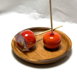姫リンゴ飴の食品サンプル　色明るめ　業務用　リアルサイズ　 1枚目の画像