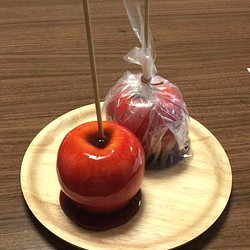 リアルサイズ　りんご飴（大）　2020年版　食品サンプル　フェイクフード　かわいい　屋台　お祭り