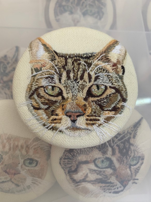 《展示品》地域猫さん刺繍 1枚目の画像