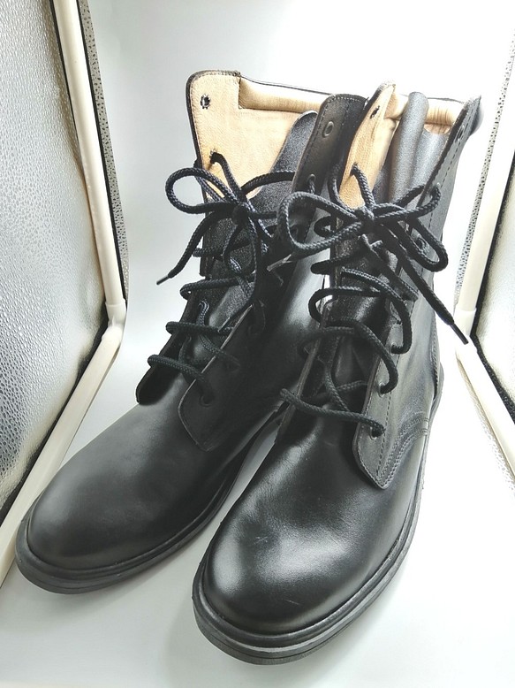 上質 上品 イタリアIBLUES 39 本革ロングブーツ 黒 ブーツ 靴 レディース 品質は非常に良い