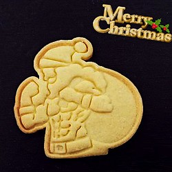 【マッスルサンタ】クッキー型 / クッキーカッター 　 1枚目の画像