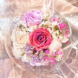 G.prayer|Preserved Flowers  圓•願|手工玻璃花球 第1張的照片