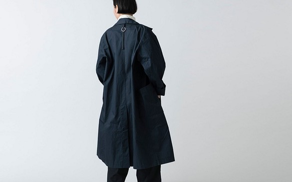 【再入荷】木間服装製作 / coat タイプライター ネイビー / unisex 1size