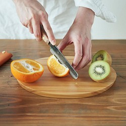 Tararu菜刀+樺木切割板橢圓形 第1張的照片