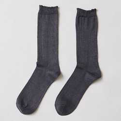 [進貨] 亞麻針織襪（木炭） 男裝 第1張的照片