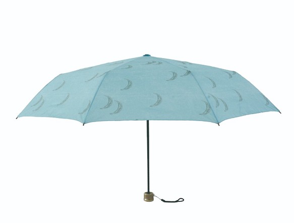 日月兼雨竹折疊傘 淺藍色 ALCEDO 162016 第1張的照片