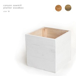 CanyonSawmill woodbox　プランターボックス　受注生産　収納　観葉植物　コスメボックス 1枚目の画像