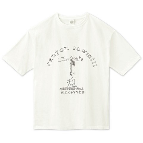送料込み　CanyonSawmill（キャニオンソウミル）　ビッグシルエットTシャツ 1枚目の画像