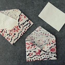 花に華　小さな封筒＆カードセット 1枚目の画像