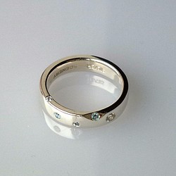 Ramune 銀飾品戒指（女士）五元素 第1張的照片