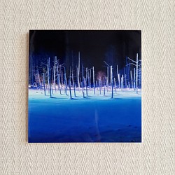青い池 「氷青 (ひょうじょう) 」 フォトパネル 1枚目の画像