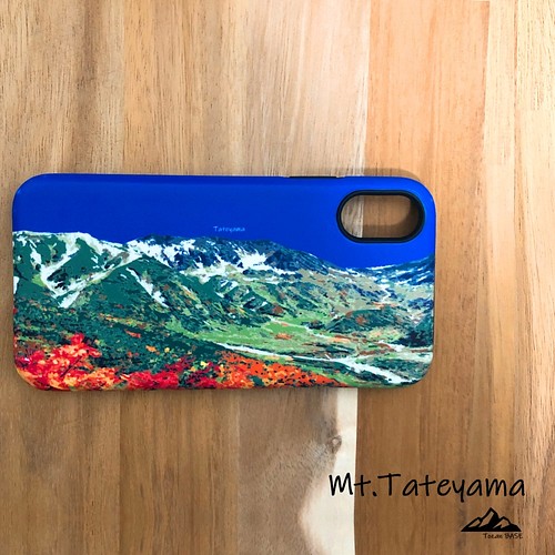 立山 スマホケース Iphone 山 登山 携帯ケース 青 ブルー Iphoneケース カバー Tozanbase 通販 Creema クリーマ ハンドメイド 手作り クラフト作品の販売サイト