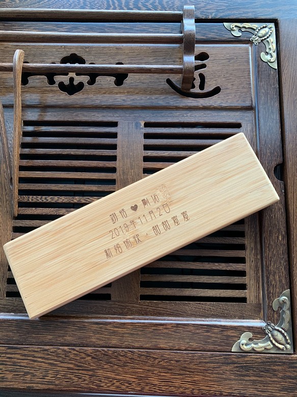 MYLOVEHK - 訂造客製化個人化刻字筷子 結婚禮物回禮 第1張的照片