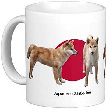 柴犬のマグカップ 1：フォトマグ 世界の犬種シリーズ 年中無休 今月限定／特別大特価